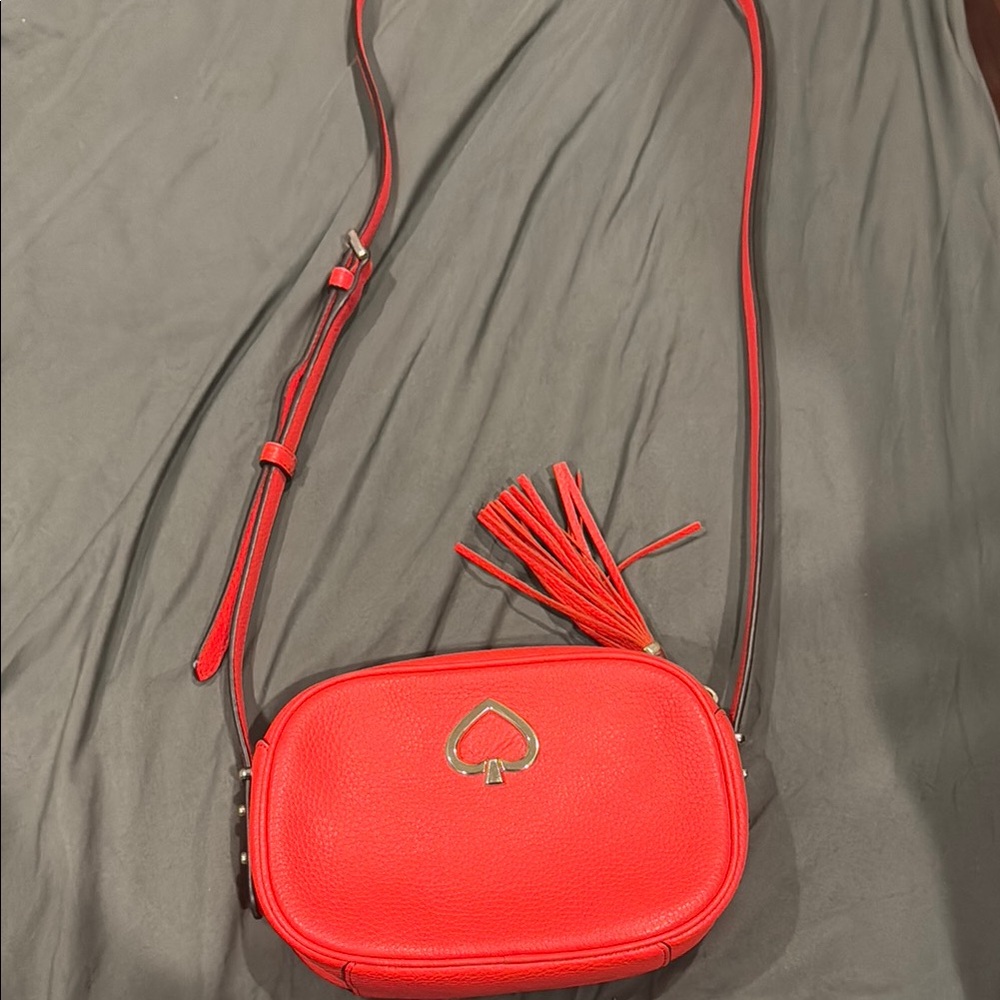 Kate Spade Vibrant Red Crossbody Bag - Picture 4 of 4